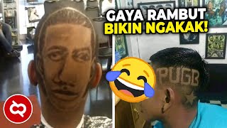 Niatnya Terlihat Keren, Tapi Apa Jadinya Klo Hasil Potongan Rambut Kayak Gini..