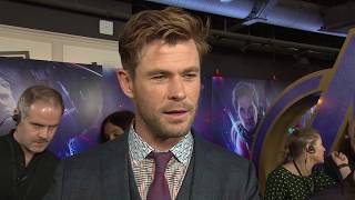 Avengers Endgame UK Fan Event - Itw Chris Hemsworth (official video)