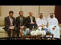 Dr. Abdulrab, Prof.Anil Dhawan, Prof.Nicolaides and Prof.Kolezko talks