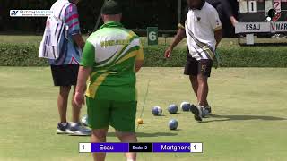 Bowls SA Masters 2025 | Under 30 | Session 8: Adi Esau (BOL) vs Alwyn Marignone (BGN)