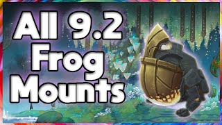 WoW 9.2 Protoform Synthesis Frogs - How to get Prototype Leaper, Russet Bufonid, Goldplate Bufonid