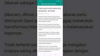 Betul.. TIADA SYARAT SESEORANG BERDAKWAH... Da'i