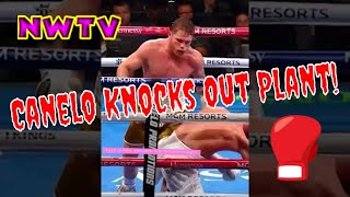 Canelo Alvarez Knocks Out Caleb Plant! 😳 💤🥊