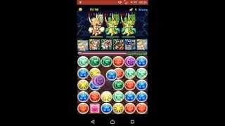 【パズドラ】降臨チャレンジ！ノルディス降臨！　覚醒サクヤPT