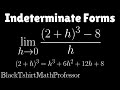 Limits with Indeterminate Forms Problem 3: expanding (Calculus 1)