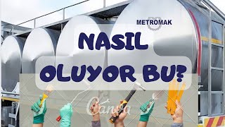 Süt taşıma tankı ! NASIL OLUYOR ? #metromakmakina