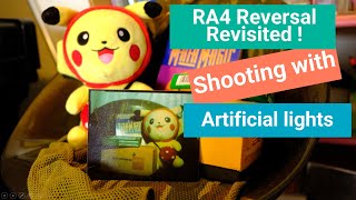 How to do Color Reversal Process with RA-4 Paper using Artificial Lights