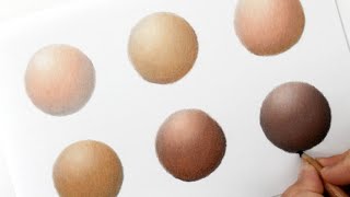 How To Blend and Layer Skin Tones with Colored Pencils