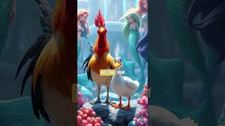 The Cockerel The Duck And The Mermaids. Animated story narrated in British English.