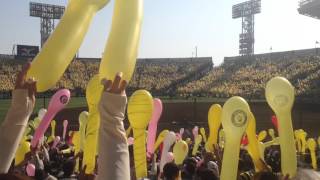 阪神タイガースラッキーセブン風船飛ばしin甲子園