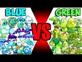 Team BLUE vs GREEN - Who Will Win? - PvZ 2 Plant Vs Plant