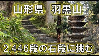 20211108 羽黒山 2,446段の石段に挑戦