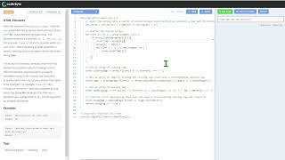 HTML Elements - Interview assessment Coderbyte - Code challenge - Solution Source Code Answers