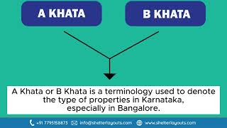 Know the difference between A Khata and B khata!