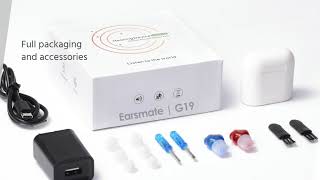 Wholesale |Earsmate bluetooth hearing aid,rechargeable hearing aid,cic hearing aid