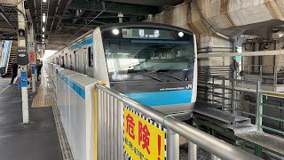 E233系1000番台ｻｲ182編成TK入場回送南浦和駅発車