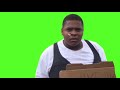 fat black guy dancing meme green screen