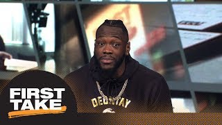 Max and Stephen A. interview Deontay Wilder before fight against Luis Ortiz | First Take | ESPN