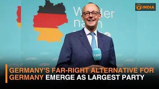 Germany's far-right Alternative for Germany (AfD) emerge as largest party l Discussion