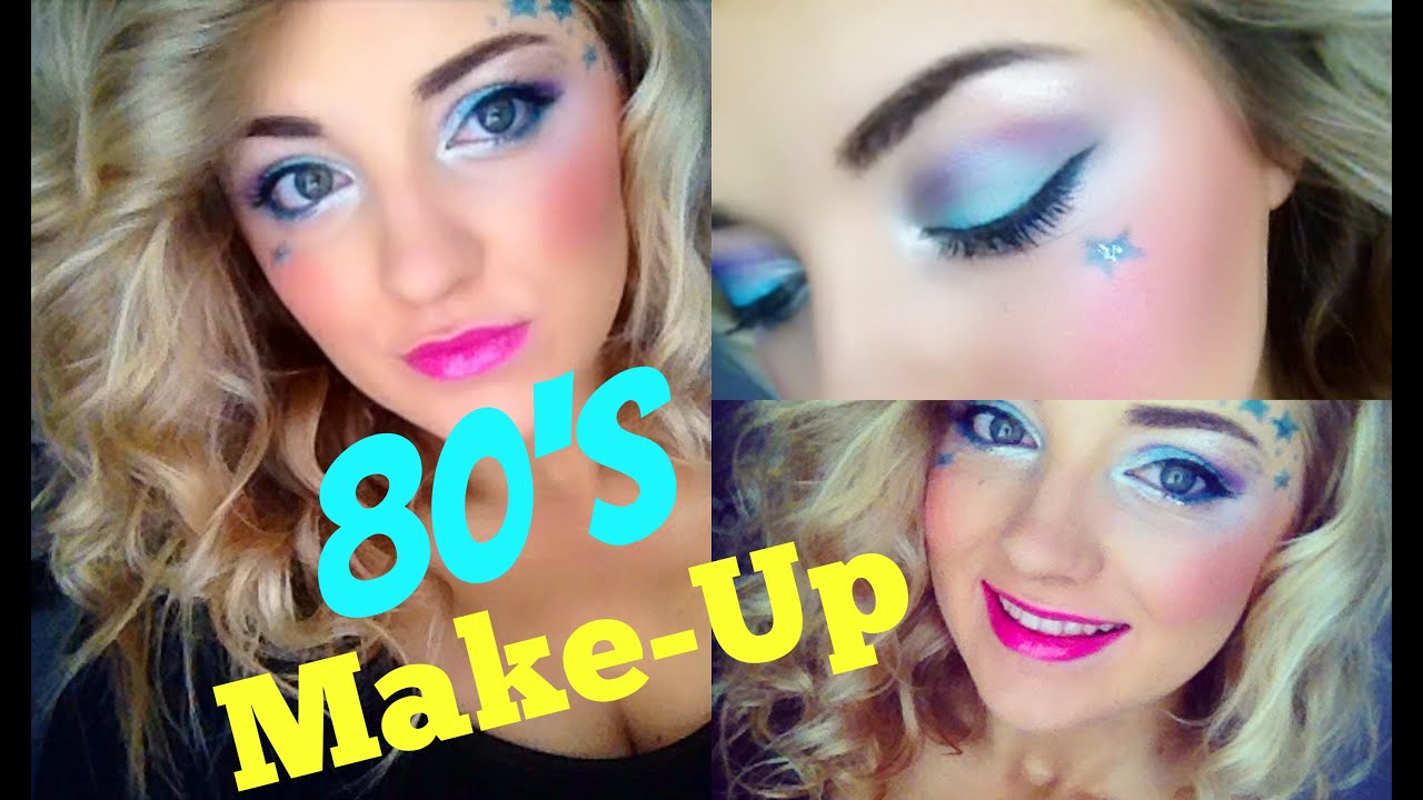 80's Girl Makeup Tutorial - YouTube