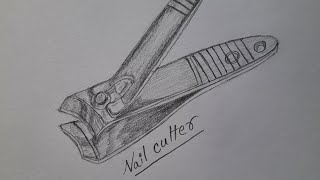 #AapkiDrawing  #aapkidrawing, Realistic 3D Nail cutter drawing tutorial for biggners step by step