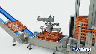 Industrial washing machine animation product video 3d model