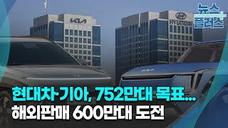 현대차·기아, 752만대 목표...해외판매 600만대 도전/[심층분석]/한국경제TV뉴스