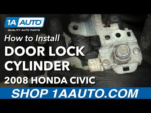 How to Replace Front Door Lock Cylinder 05-11 Honda Civic How to Replace Front Door Lock Cylinder 05-11 Honda Civic