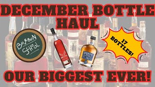 December #bourbon Bottle Haul