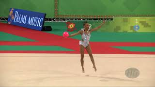 SANTOS Geovanna (BRA) - 2022 Rhythmic Worlds, Sofia (BUL) - Qualifications Ball