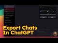 Export Your ChatGPT Conversations Easily: A Guide to Using Superpower ChatGPT Extension