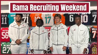 Alabama has HUGE Recruiting Weekend | Guest: Around the Table Sports