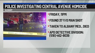 Police investigating Central Avenue homicide in Albany