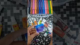 my first unboxing paint colour 🎨🤩🤗🎉#drawing #penting #colour  #scenery