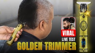 Hair Trim with Budha Trimmer | VGR V-228 Review