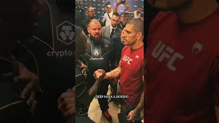 Israel Adesanya & Alex Pereira Showing Respect backstage post #UFC287