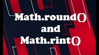 Math.round() and Math.rint() | Java Programming | Computer Applications