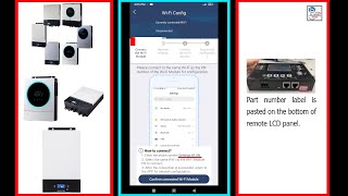 how to connect inverters to monitoring platform via wireless communication (Wifi) by WatchPower App