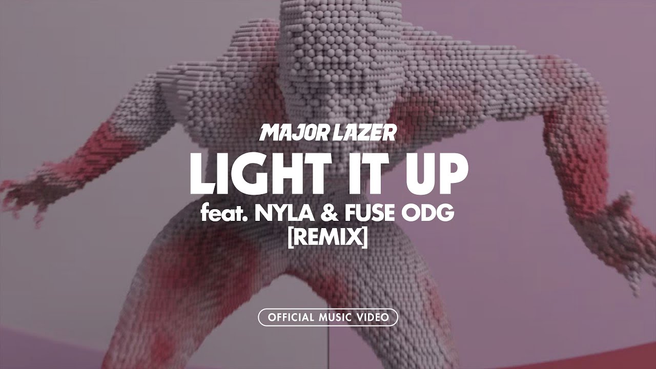 Major Lazer Light It Up Feat Nyla Fuse Odg Remix Official 4k
