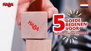 5 goede redenen voor ... bouwstenen van HABA