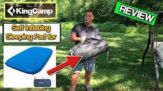 KingCamp Self Inflating Sleeping Pad for Camping Insulated Double Single Camping Air Mattress Comfor