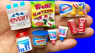 21 DIY MINIATURE FOOD AND DRINKS REALISTIC HACKS AND CRAFTS FOR BARBIE DOLLHOUSE !!!