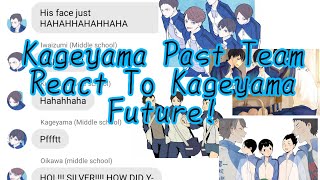 Kageyama past team react to future/AU