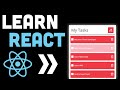 Beginner React Project - Learn React in 35 Minutes