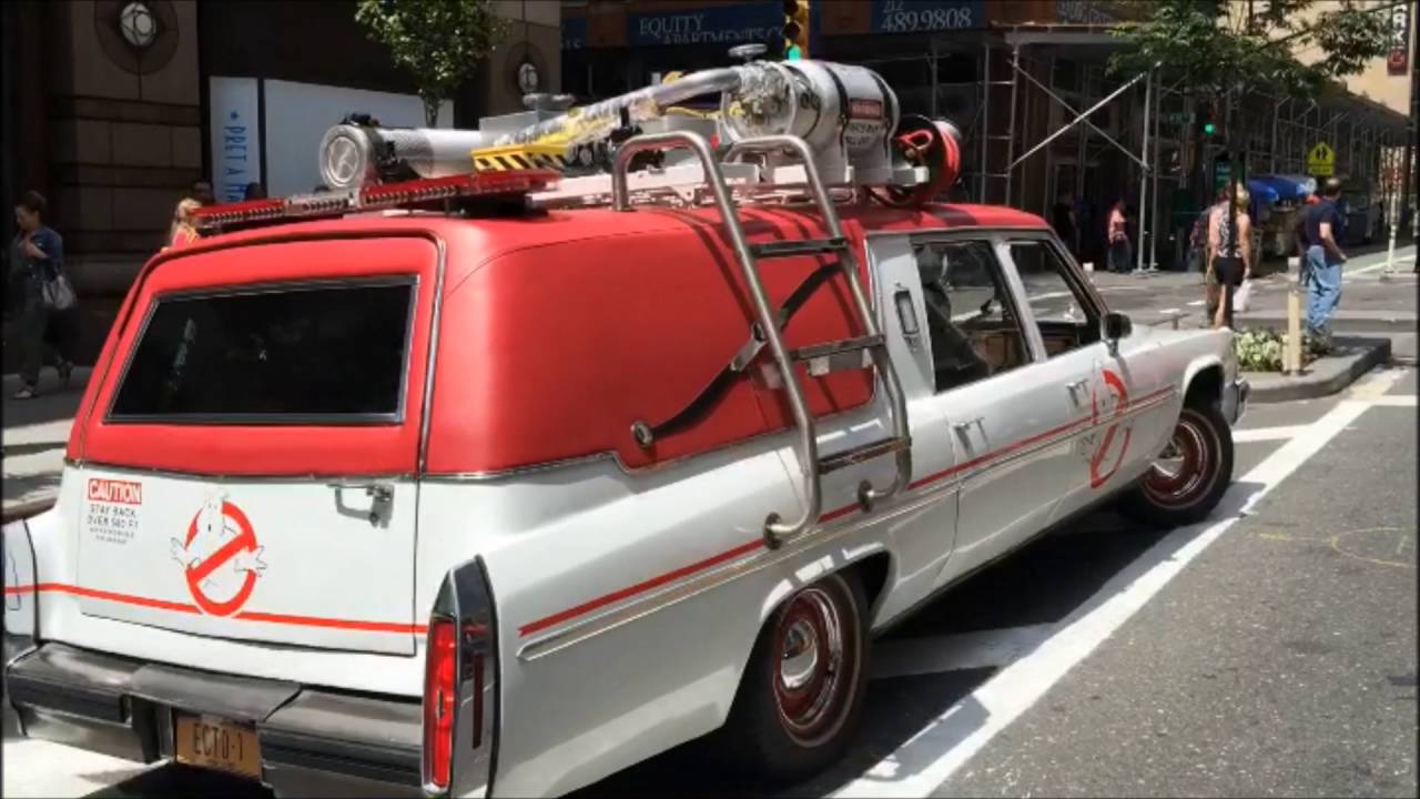 MINI COMPILATION OF MULTIPLE GHOSTBUSTERS ECTO-1 REPLICAS IN MANHATTAN ...