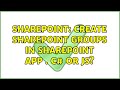 Sharepoint: Create SharePoint Groups in SharePoint App . C# or JS? (2 Solutions!!)