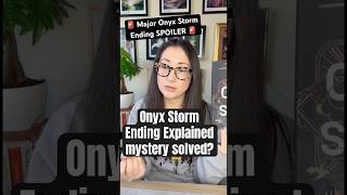 ONYX STORM ENDING EXPLAINED (spoiler theory) 🚨 #onyxstorm #rebeccayarros #booktube
