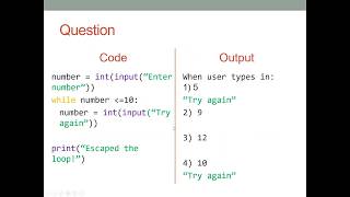 Python Lesson 13 - While Loops