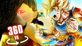 360° VR SQUID GAME - But... YOU'RE GOKU  | Red Light Green Light Dragonball Z Edition