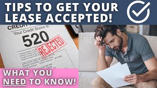 How to rent an apartment with Bad Credit and other issues (✔️TIPS for getting your LEASE APPROVED)